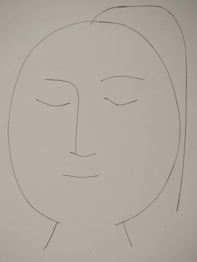 Pablo PICASSO : Carmen, la femme endormi, Gravure originale (photo de détail 3) - Crédit photo : Galerie Art.Paris