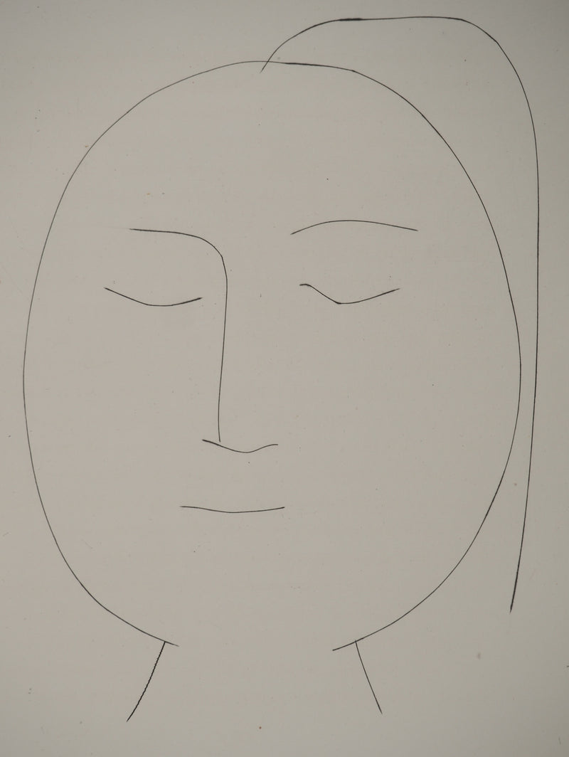 Pablo PICASSO : Carmen, la femme endormi, Gravure originale (photo de détail 3) - Crédit photo : Galerie Art.Paris