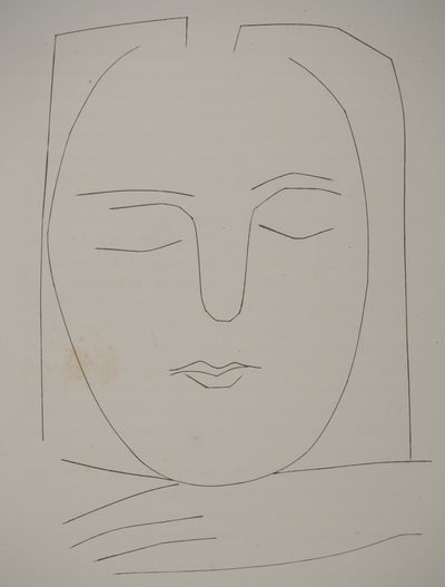 Pablo PICASSO : Carmen, la jeune dormeus, Gravure originale (photo de détail 3) - Crédit photo : Galerie Art.Paris