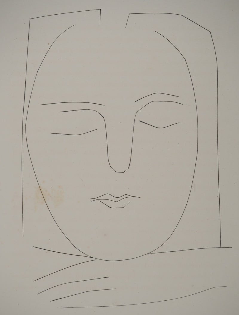 Pablo PICASSO : Carmen, la jeune dormeus, Gravure originale (photo de détail 3) - Crédit photo : Galerie Art.Paris
