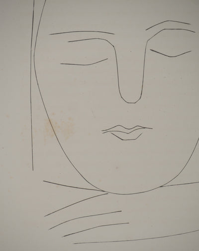 Pablo PICASSO : Carmen, la jeune dormeus, Gravure originale (photo de détail 4) - Crédit photo : Galerie Art.Paris