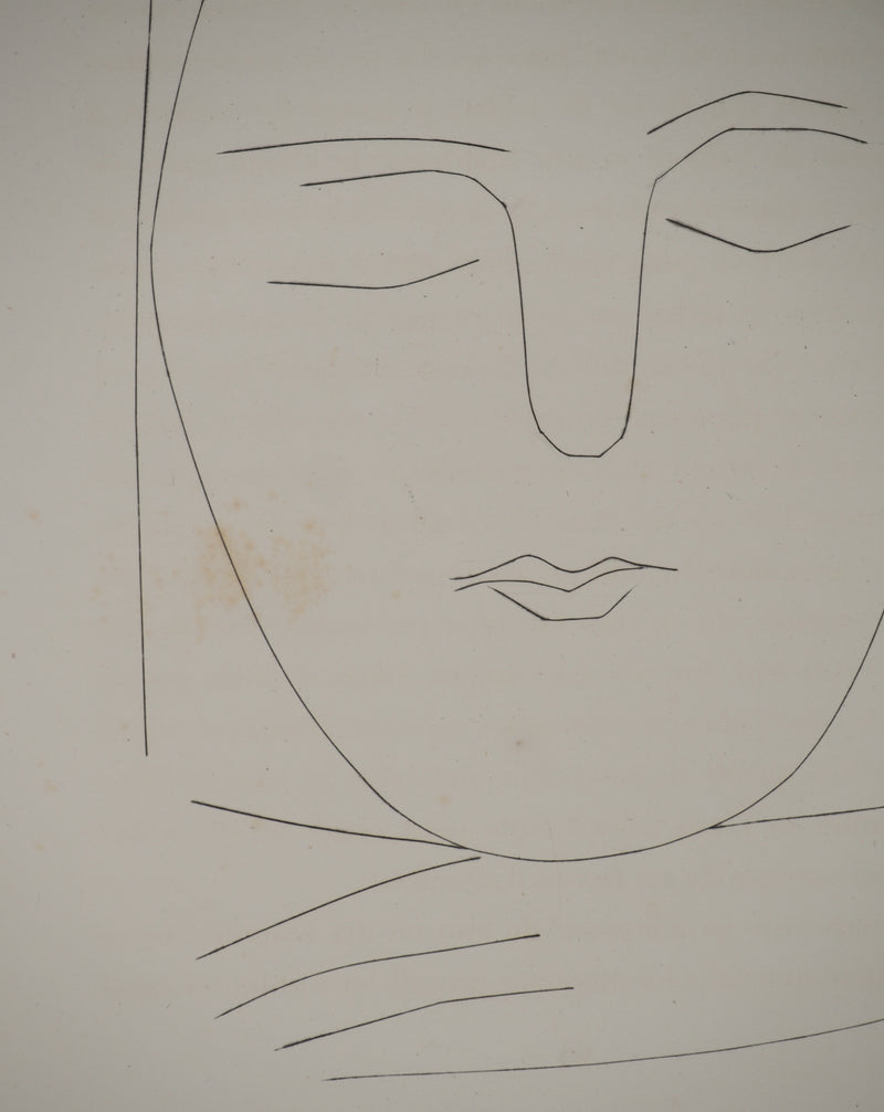 Pablo PICASSO : Carmen, la jeune dormeus, Gravure originale (photo de détail 4) - Crédit photo : Galerie Art.Paris