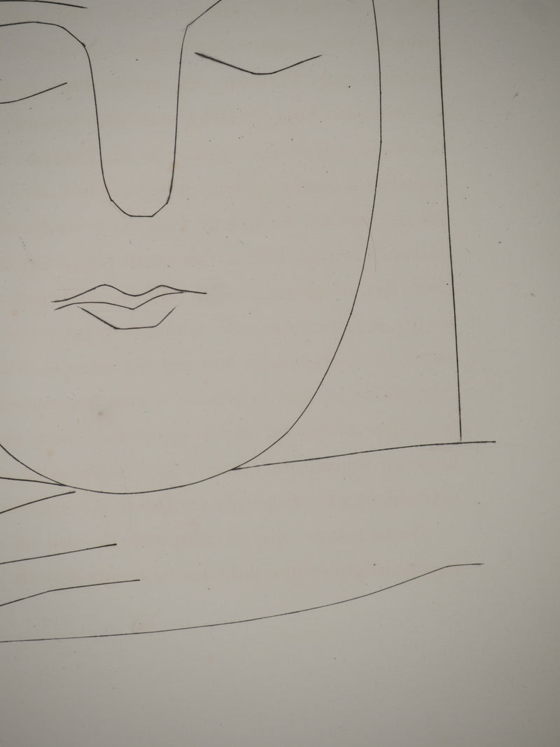 Pablo PICASSO : Carmen, la jeune dormeus, Gravure originale (photo de détail 5) - Crédit photo : Galerie Art.Paris