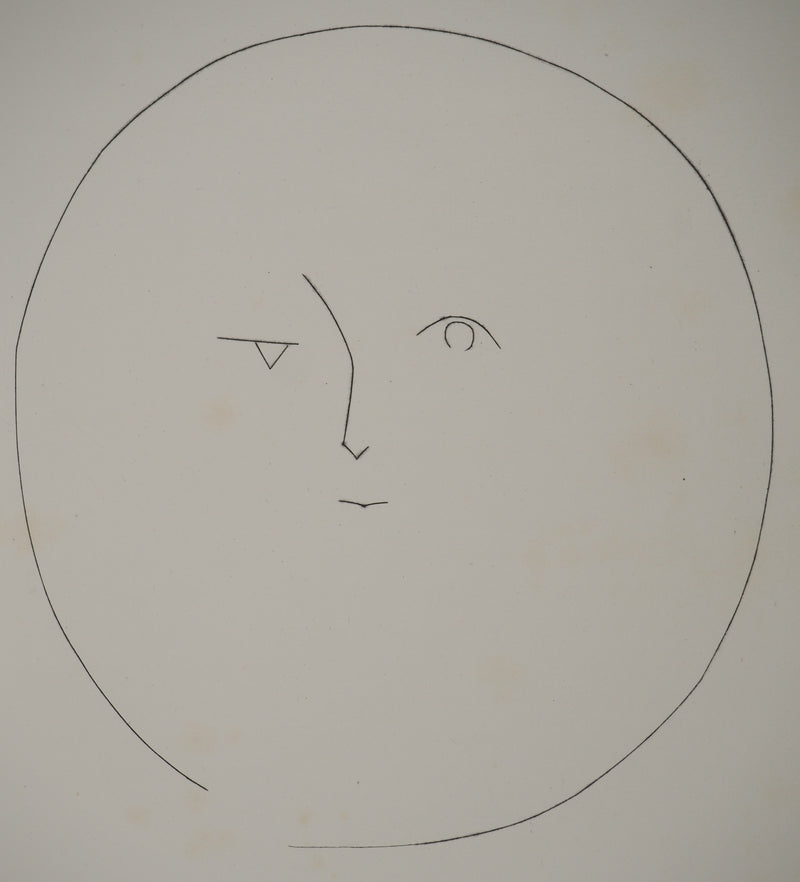 Pablo PICASSO : Carmen, le visage de la lun, Gravure originale (photo de détail 3) - Crédit photo : Galerie Art.Paris