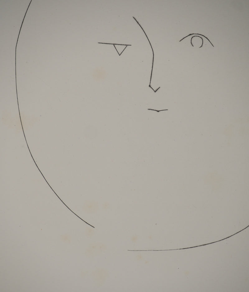 Pablo PICASSO : Carmen, le visage de la lun, Gravure originale (photo de détail 4) - Crédit photo : Galerie Art.Paris