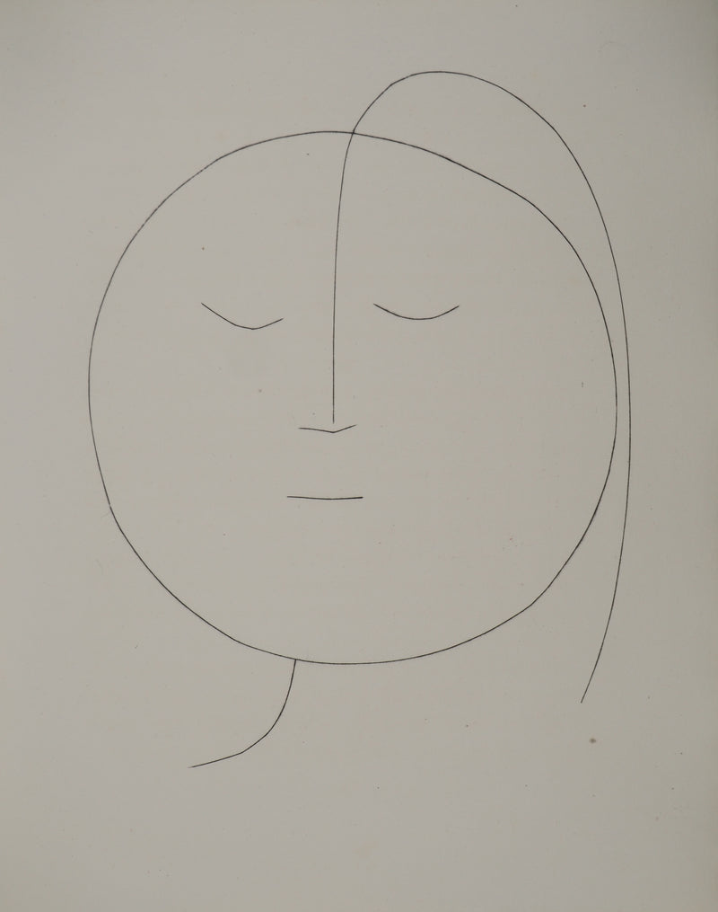 Pablo PICASSO : Carmen, femme-lun, Gravure originale (vue générale) - Crédit photo : Galerie Art.Paris