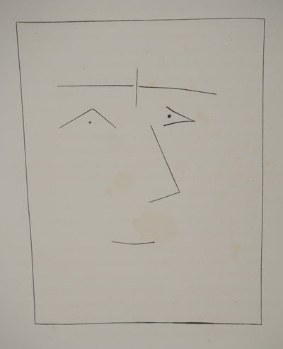 Pablo PICASSO : Carmen, l'homme en carr, Gravure originale (photo de détail 3) - Crédit photo : Galerie Art.Paris