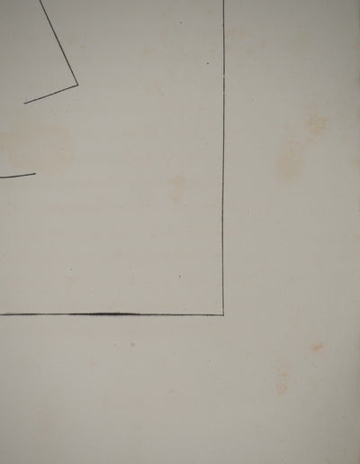 Pablo PICASSO : Carmen, l'homme en carr, Gravure originale (photo de détail 5) - Crédit photo : Galerie Art.Paris