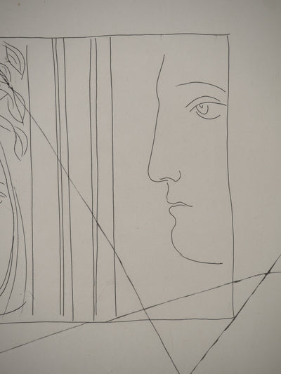 Pablo PICASSO : Métamorphoses d'Ovide, Profil et tête de femm, Gravure originale (photo de détail 7) - Crédit photo : Galerie Art.Paris