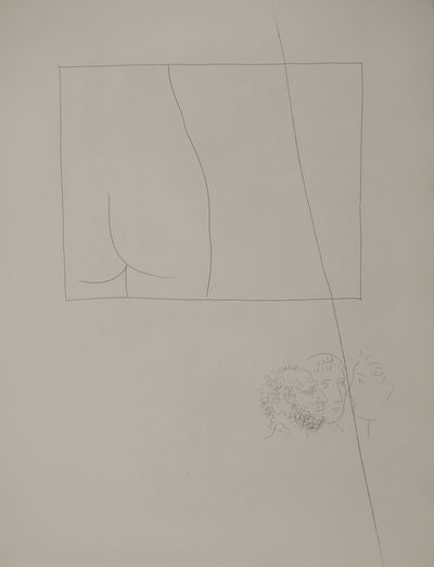 Pablo PICASSO : Métamorphoses d'Ovide, Fragments de corps de femm, Gravure originale (vue générale) - Crédit photo : Galerie Art.Paris