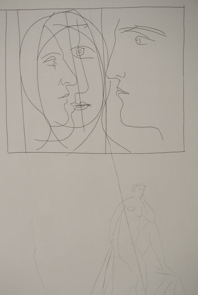 Pablo PICASSO : Métamorphoses d'Ovide, Tête, Gravure originale (photo de détail 3) - Crédit photo : Galerie Art.Paris