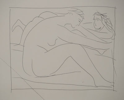 Pablo PICASSO : Métamorphoses d'Ovide, Deux femmes nue, Gravure originale (photo de détail 4) - Crédit photo : Galerie Art.Paris