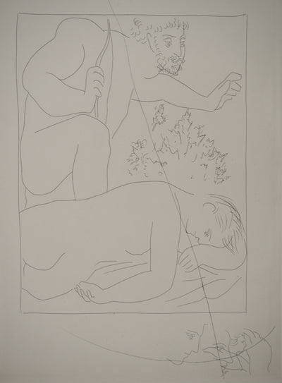 Pablo PICASSO : Métamorphoses d'Ovide, Céphale tue par mégarde sa femme Procri, Gravure originale (photo de détail 3) - Crédit photo : Galerie Art.Paris