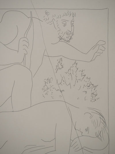 Pablo PICASSO : Métamorphoses d'Ovide, Céphale tue par mégarde sa femme Procri, Gravure originale (photo de détail 4) - Crédit photo : Galerie Art.Paris