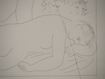 Pablo PICASSO : Métamorphoses d'Ovide, Céphale tue par mégarde sa femme Procri, Gravure originale (photo de détail 6) - Crédit photo : Galerie Art.Paris