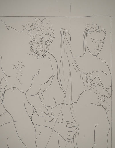 Pablo PICASSO : Métamorphoses d'Ovide, Hercule tue le centaure Nessu, Gravure originale (photo de détail 6) - Crédit photo : Galerie Art.Paris