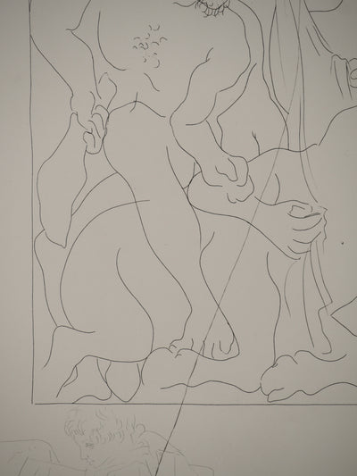 Pablo PICASSO : Métamorphoses d'Ovide, Hercule tue le centaure Nessu, Gravure originale (photo de détail 7) - Crédit photo : Galerie Art.Paris