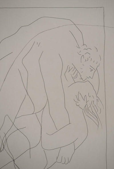 Pablo PICASSO : Métamorphoses d'Ovide, Lutte entre Térée et sa belle-sœur Philomèl, Gravure originale (photo de détail 4) - Crédit photo : Galerie Art.Paris