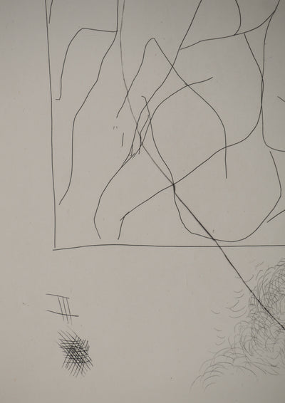 Pablo PICASSO : Métamorphoses d'Ovide, Lutte entre Térée et sa belle-sœur Philomèl, Gravure originale (photo de détail 5) - Crédit photo : Galerie Art.Paris