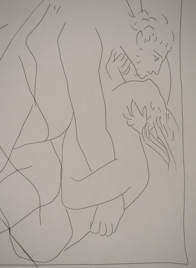 Pablo PICASSO : Métamorphoses d'Ovide, Lutte entre Térée et sa belle-sœur Philomèl, Gravure originale (photo de détail 7) - Crédit photo : Galerie Art.Paris