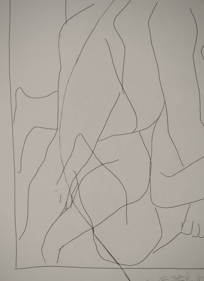 Pablo PICASSO : Métamorphoses d'Ovide, Lutte entre Térée et sa belle-sœur Philomèl, Gravure originale (photo de détail 8) - Crédit photo : Galerie Art.Paris