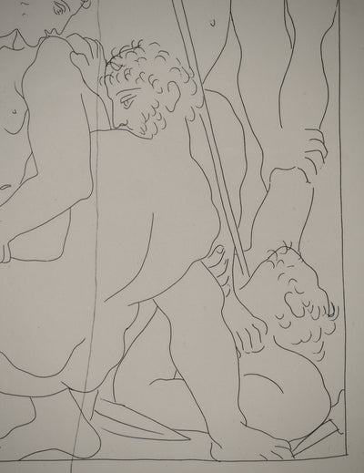 Pablo PICASSO : Métamorphoses d'Ovide, Combat pour Andromède entre Persée et Phiné, Gravure originale (photo de détail 7) - Crédit photo : Galerie Art.Paris