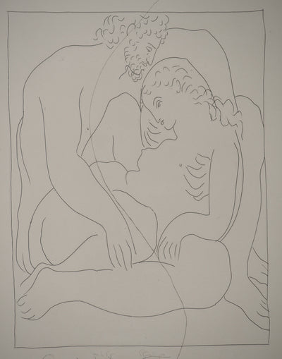 Pablo PICASSO : Métamorphoses d'Ovide, Amours de Jupiter et de Sémél, Gravure originale (photo de détail 4) - Crédit photo : Galerie Art.Paris