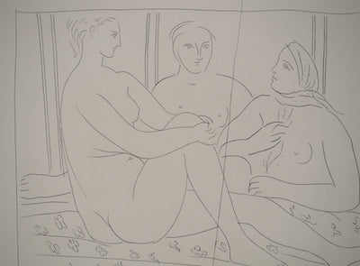 Pablo PICASSO : Métamorphoses d'Ovide, Trois femmes nue, Gravure originale (photo de détail 5) - Crédit photo : Galerie Art.Paris