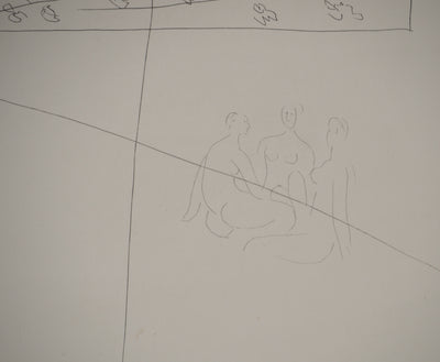 Pablo PICASSO : Métamorphoses d'Ovide, Trois femmes nue, Gravure originale (photo de détail 6) - Crédit photo : Galerie Art.Paris