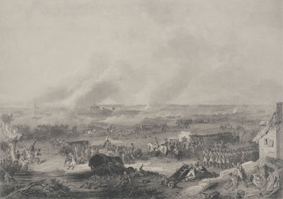Joseph BEAUME : Napoléon : Bataille de Lutzen, Gravure originale (photo de détail 3) - Crédit photo : Galerie Art.Paris