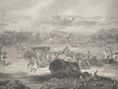 Joseph BEAUME : Napoléon : Bataille de Lutzen, Gravure originale (photo de détail 4) - Crédit photo : Galerie Art.Paris