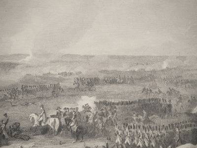 Joseph BEAUME : Napoléon : Bataille de Lutzen, Gravure originale (photo de détail 5) - Crédit photo : Galerie Art.Paris