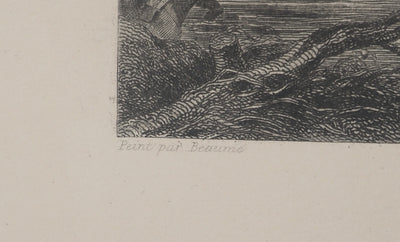 Joseph BEAUME : Napoléon : Bataille de Lutzen, Gravure originale (photo de détail 2) - Crédit photo : Galerie Art.Paris