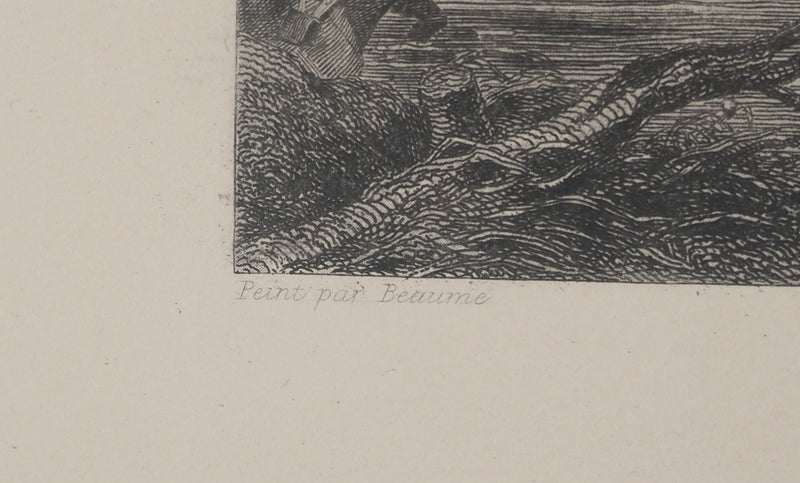 Joseph BEAUME : Napoléon : Bataille de Lutzen, Gravure originale (photo de détail 2) - Crédit photo : Galerie Art.Paris