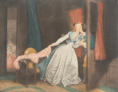 Jean-Honoré FRAGONARD : Le baiser dérobé, Gravure originale (photo de détail 2) - Crédit photo : Galerie Art.Paris