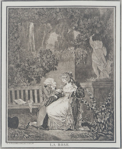 Philibert-Louis DEBUCOURT :, Gravure originale (photo de détail 2) - Crédit photo : Galerie Art.Paris