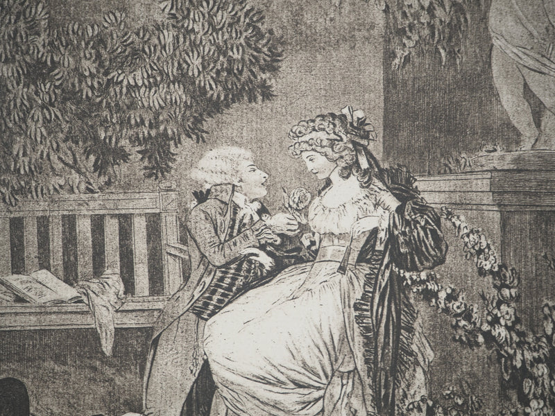 Philibert-Louis DEBUCOURT :, Gravure originale (photo de détail 3) - Crédit photo : Galerie Art.Paris