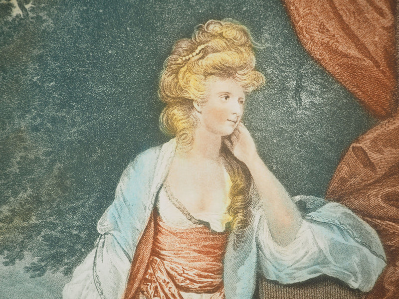 Joshua REYNOLDS :, Gravure originale (photo de détail 3) - Crédit photo : Galerie Art.Paris