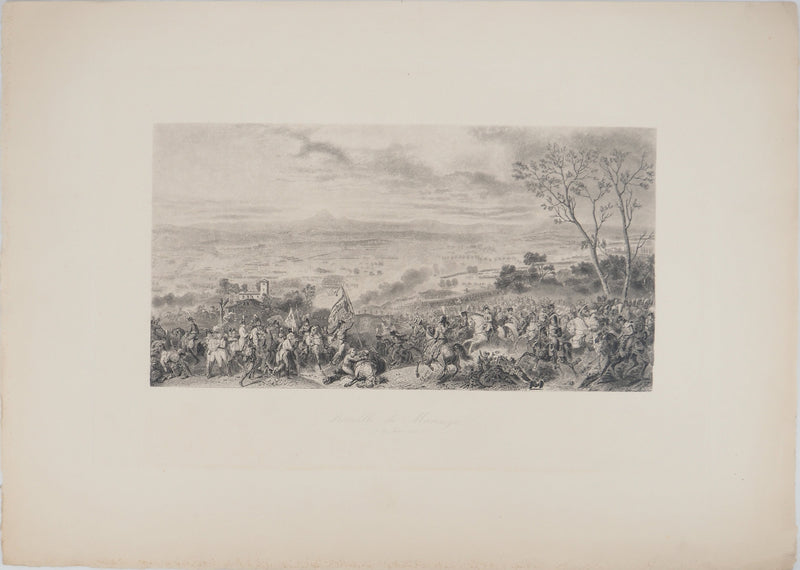 Carle VERNET :, Gravure originale (vue générale) - Crédit photo : Galerie Art.Paris