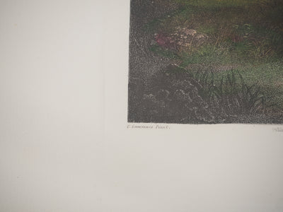 Nicolas LAVREINCE : Miss Farren, Gravure originale (photo de détail 2) - Crédit photo : Galerie Art.Paris