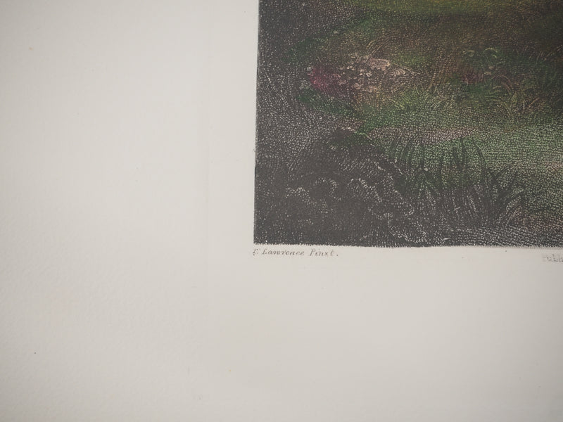 Nicolas LAVREINCE : Miss Farren, Gravure originale (photo de détail 2) - Crédit photo : Galerie Art.Paris