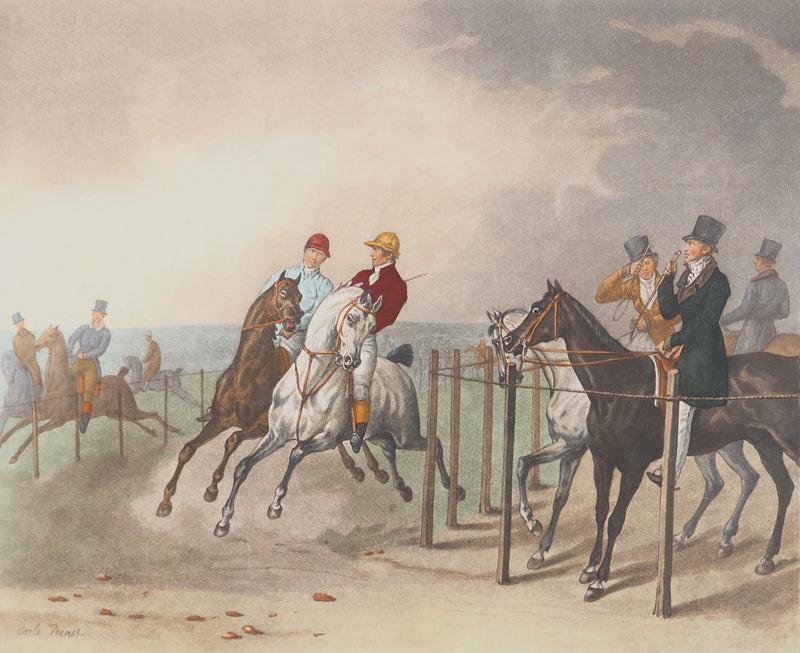 Charles-Antoine VERNET : Jockey coupant son adversaire, Gravure originale (photo de détail 3) - Crédit photo : Galerie Art.Paris