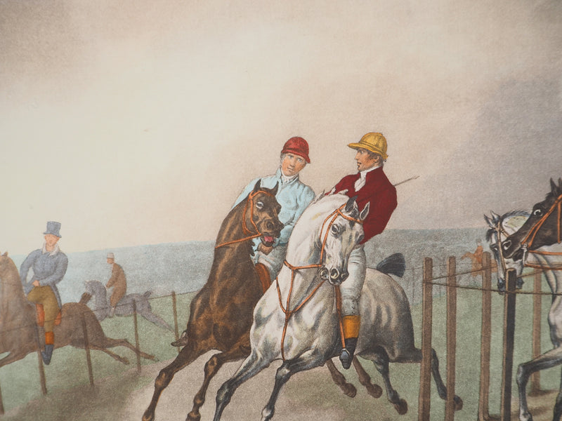 Charles-Antoine VERNET : Jockey coupant son adversaire, Gravure originale (photo de détail 4) - Crédit photo : Galerie Art.Paris