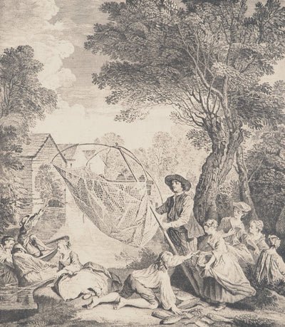 Nicolas LANCRET : L'eau, Gravure originale (photo de détail 3) - Crédit photo : Galerie Art.Paris
