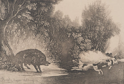 Newton FIELDING :, Gravure originale (photo de détail 2) - Crédit photo : Galerie Art.Paris