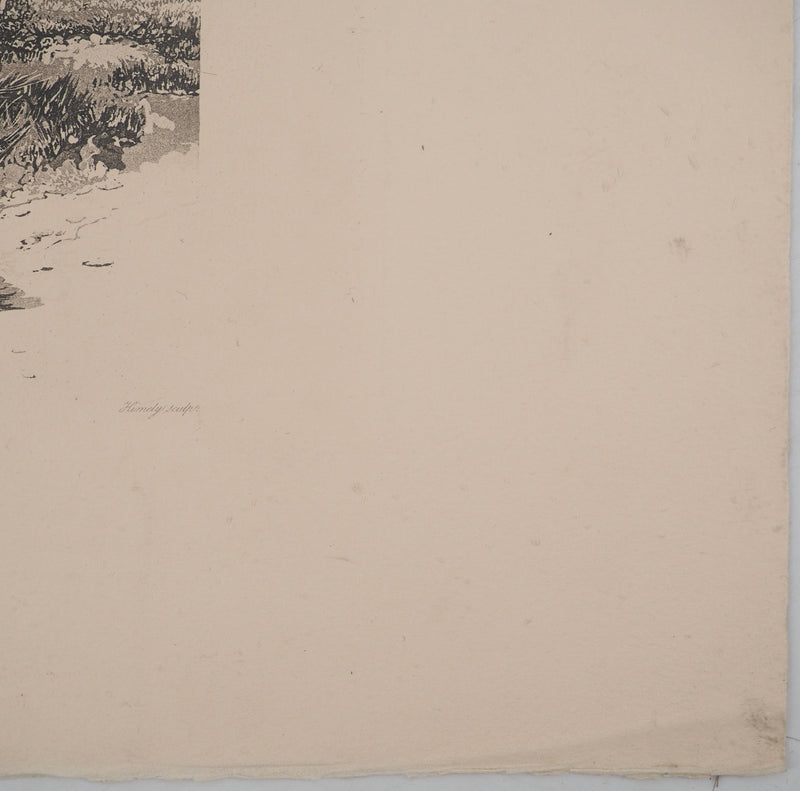 Newton FIELDING :, Gravure originale (photo de détail 5) - Crédit photo : Galerie Art.Paris