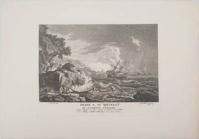 Joseph VERNET :, Gravure originale (vue générale) - Crédit photo : Galerie Art.Paris