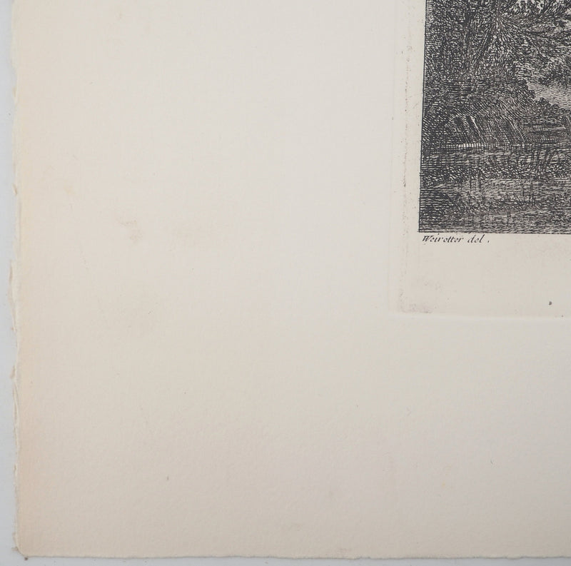 Franz Edmund WEIROTTER :, Gravure originale (photo de détail 5) - Crédit photo : Galerie Art.Paris
