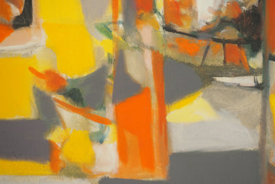 Marcel MOULY : L'intérieur jaune, Tableau original (photo de détail 7) - Crédit photo : Galerie Art.Paris