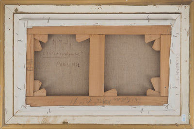 Marcel MOULY : L'intérieur jaune, Tableau original (photo de détail 8) - Crédit photo : Galerie Art.Paris